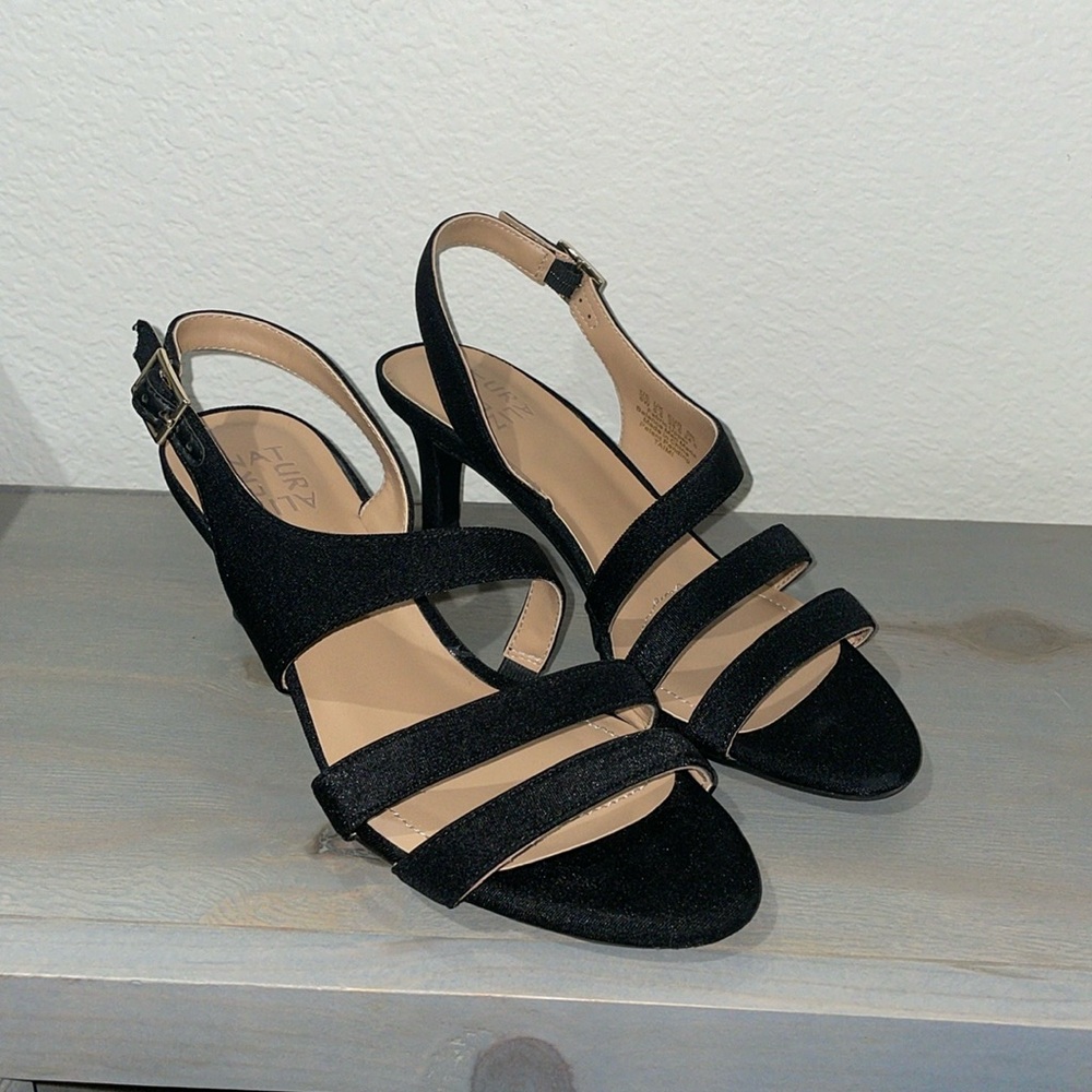 Naturalizer Taimi Slingback dress sandal with strappy details.